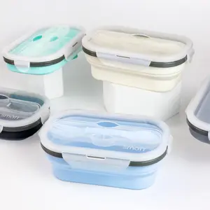 Smatt Foldable Lunchbox - Silicone Food Container Kotak Makan Lipat