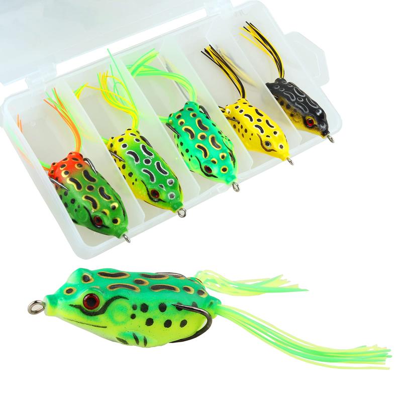 KASTKING Umpan Soft Lure 1 Set Box Umpan Pacning Paddle T Tail Kotak Minow Spoon Soft Frog Fake Bait Soft Bait Fishing Lure Umpan Pancing Umpan Lembut SET BOX 10 soft lure Free Bait Box 2 Curved Hooks (2pcsx1.8g 7cm) 5