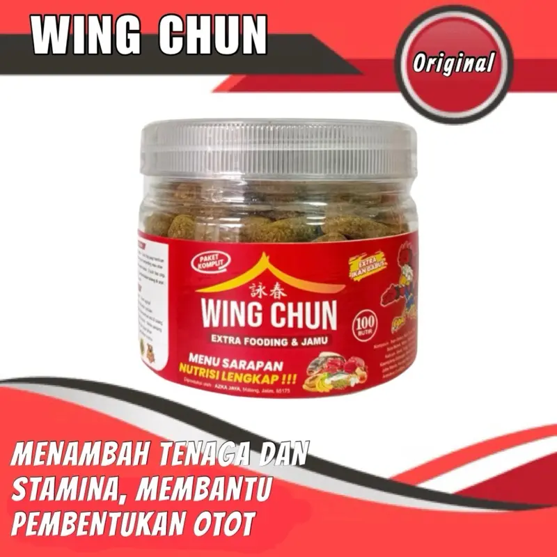 Wing Chun Extrafooding plus Jamu isi 100 0