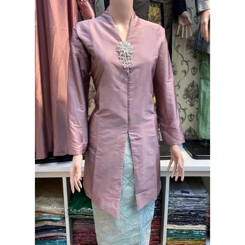 Anisa Kebaya - Setelan Kebaya Tafeta Tunik Melayu / Kebaya Tafeta Busui Jumbo / Kebaya Modern / Kebaya Encim Tafeta 8