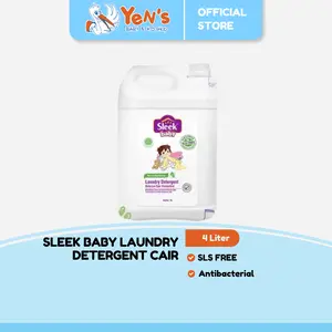 Sleek Baby Laundry Detergent Cair 4L Natural Plant Extract
