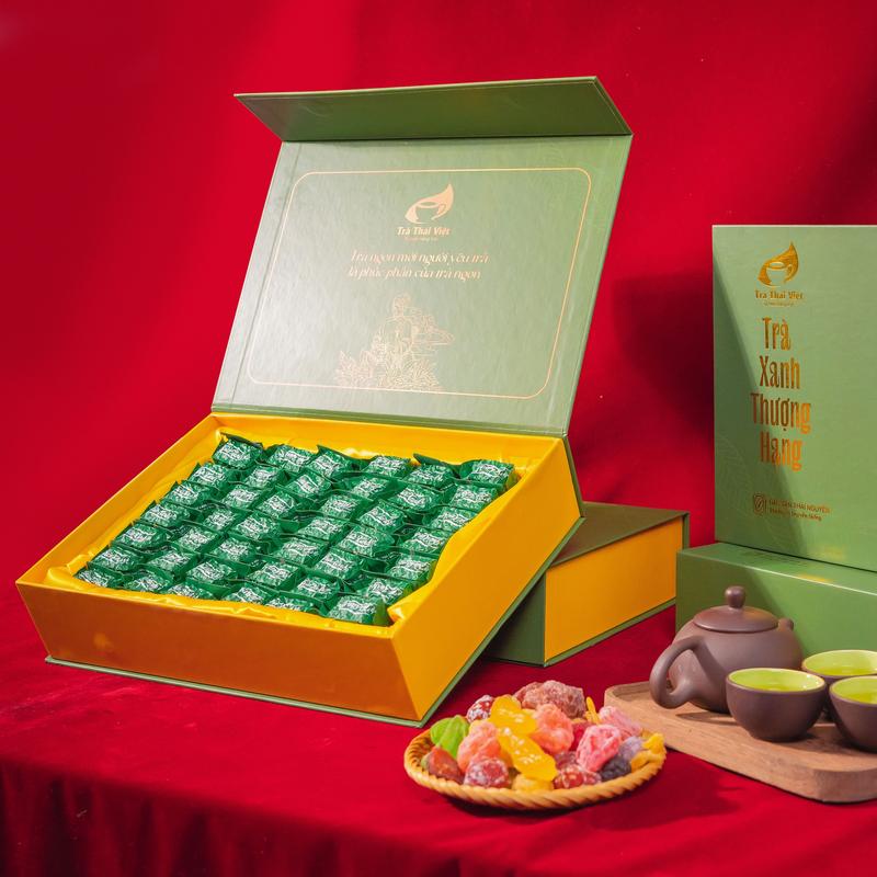 Set Quà Biếu 2025 - 630G Trà Nõn Tôm Thái Nguyên Hảo Hạng Tea, Chè