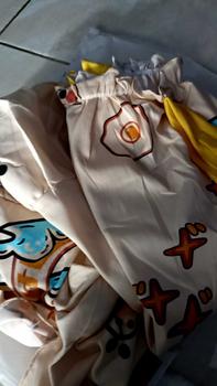 Product Review of AKS Setelan baju tidur wanita dewasa lengan kutung celana pendek bahan katun polyester adem licin serap keringat motif karakter animasi lucu full kancing fit to XXL big size jumbo kekinian terbaru set piyama perempuan remaja cocok untuk harian PY009 from D**i 0**6 0