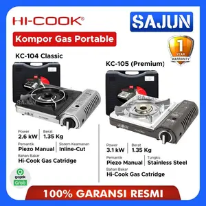 Exclusive Sale Hi-Cook Kompor Gas Portable Kc-105 Premium Kc-104 Classic Terlaris