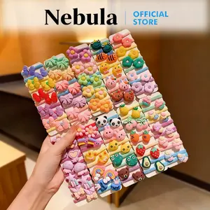 Kunciran 10PCS/SET H688 Ikat Rambut Anak Towel Ring Model Karakter Cute Style Korean