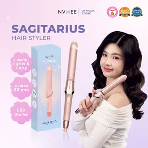 NVMEE - SAGITARIUS Catokan Rambut 2 in 1 Lurus Blow Curly Hair Styler Catokan Curly Straight Blow