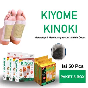 Grosiran PROMO Paket 5 Box Mix Kinoki Gold Ginger Dan Kinoki White Detox Koyo Kaki Foot Patch Hand