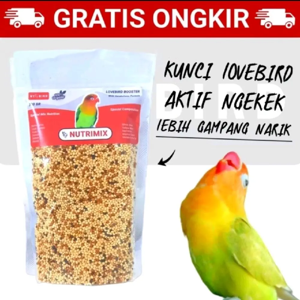 NUTRIMIX LOVE BIRD PAKAN BURUNG LOVEBIRD