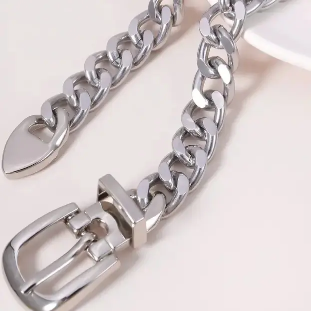 Y♥27 Sabuk Rantai Wanita Viral Gold Silver Fashion Ikat Pinggang Rantai R02 A✉Jw