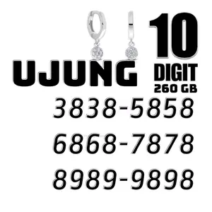 SET PERHIASAN PERAK CANTIK 7878 1O DIGIT