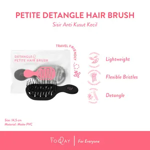 Handduk By Today - Travel Detangle Hair Brush - Sisir Kecil Anti Kusut (Travel Size)