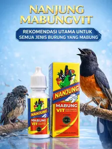 VITAMIN BURUNG MABUNG - OBAT BURUNG MABUNG - MABUNG CEPAT TUNTAS - SUPLEMEN PERCEPAT TUMBUH - BOOSER KONDISI - TERAPI STRESS - PERAWATAN CEPAT TUNTAS -  SOLUSI GACOR