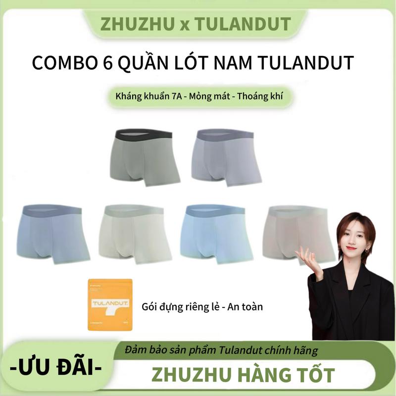 [ TULANDUT x XINCHAO ] Combo 6 Quần Lót Nam Siêu Mỏng, Thoáng Khí, Nhẹ nhàng, Thoải mái - 1220