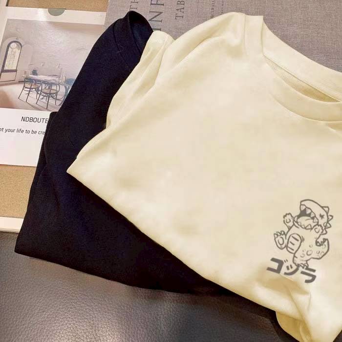 Atasan Anak Kekinian Fashion Baju Anak Laki laki Usia 1-13 Tahun Motif Dino 100% Cotton Combed