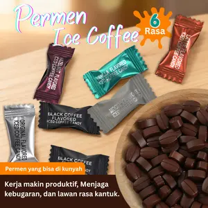 Permen Coffee Iced Coffee 6 Varian Rasa Black Coffee Original Vanilla Oatmilk Hazelnut Mocha Mix Temani Rasa Ngantuk Tiba Permen Bisa Di Kunyah