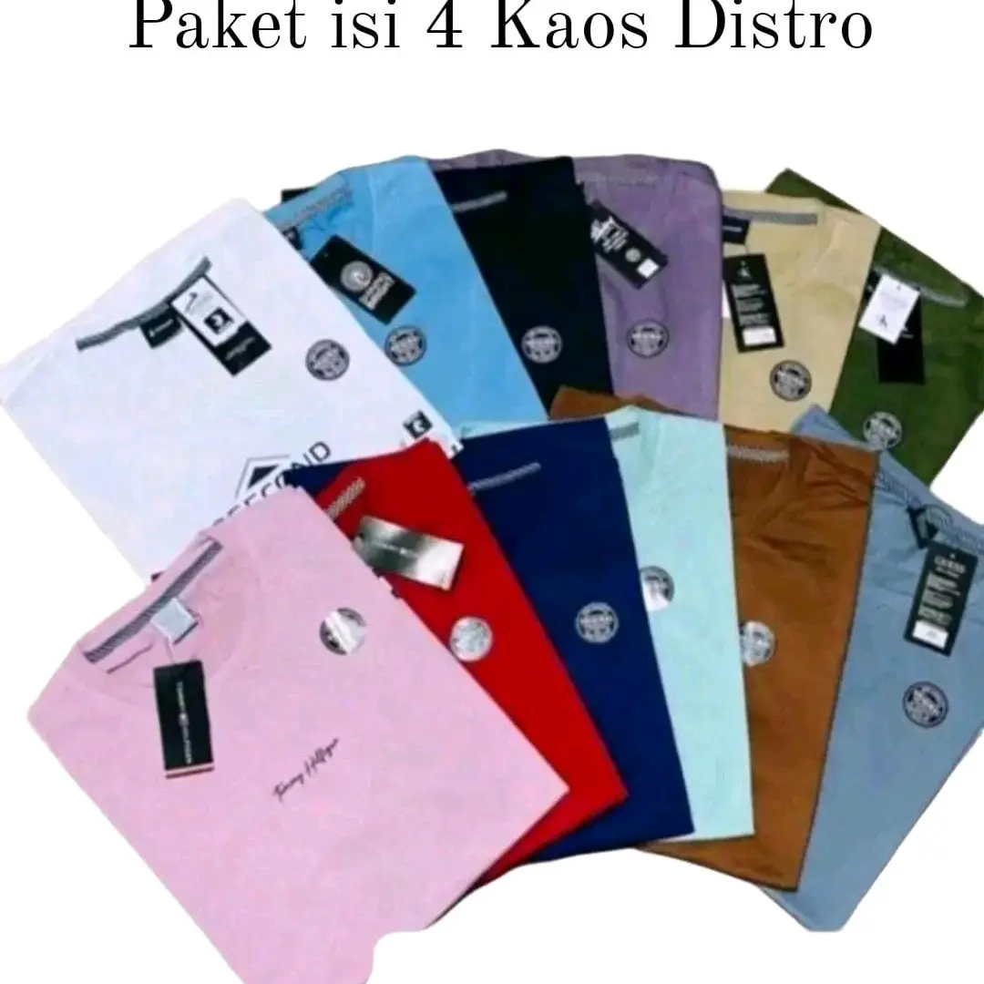 PAKET 4 PCS KAOS DISTRO KATUN