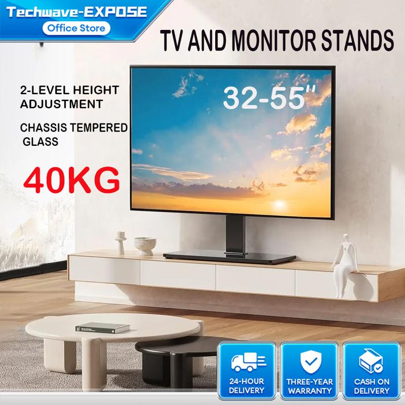 Universal rotating TV and monitor stand, suitable for 32-55 inch ...