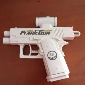 BabyToys Prank Gun 2 Side Water Effect Mainan Tembak Air Dua Arah Kreatif Plastik Berkualitas Hadiah Anak Seru & Aman