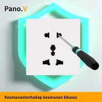 Gambar PanoV  Saklar Lampu Dinding Tipe 86 Lampu Modern Universal Soket Titik Colokan dengan USB Outlet Elektrik Kotak Tembaga - 1 Gong 1 Way - hitam /10010-2 dari PANOV Official Store Kab. Tangerang 4 Tokopedia