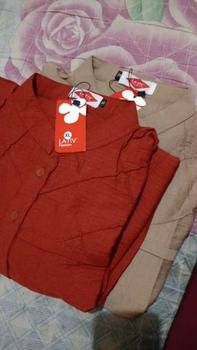 Product Review of ROSELLA BLOUSE POLO LINEN . baju Atasan Santai from k**k l**a 1