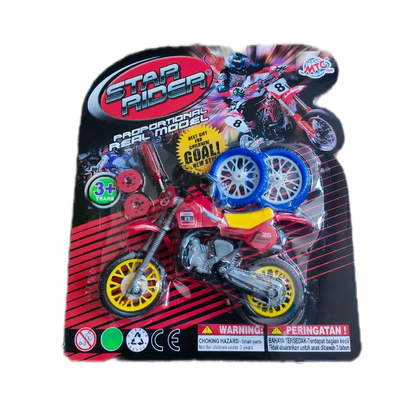 miniatur motor trail ( 1pcs )  MAINAN ANAK MOTOR TRAIL MINI / TOY MOTO CROSS MC 323 2