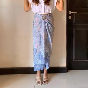 NEW rok lilit batik bawahan kebaya rok lilit jumputan mewah kekinian motif Umayra silver