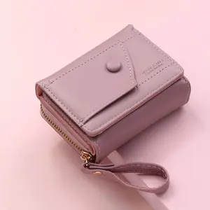 dompet much-dompet wanita lipat mini dompet wanita dompet kartu uang koin