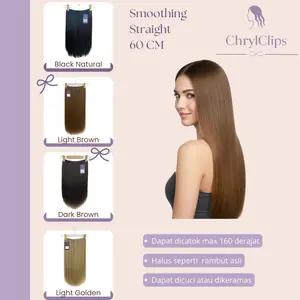 HAIRCLIP BIG LAYER LURUS SMOOTHING 60 CM/SMOOTING STYLE