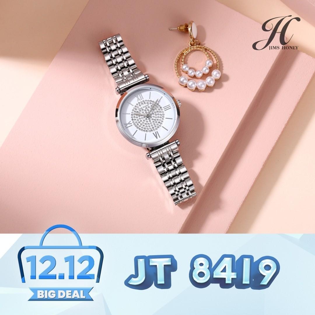 JIMS HONEY JAM TANGAN WANITA JT 8419 (FREE BOX + BATERAI)