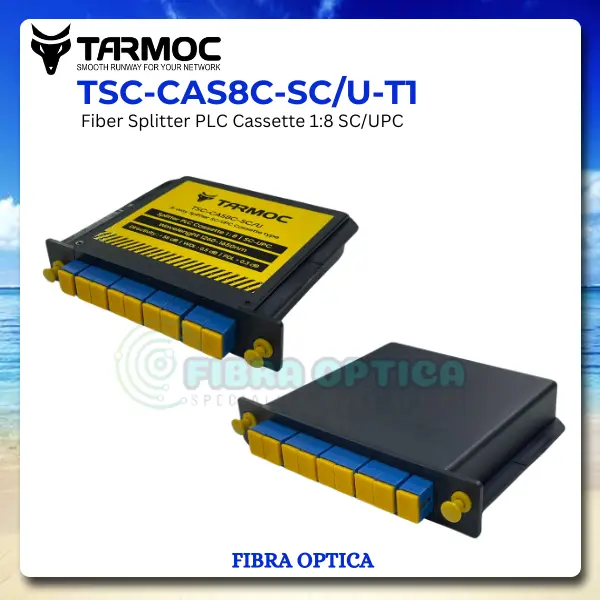 Kabel FO Splitter 1:8 Box SC/UPC |Splitter PLC Box 1:8 SC/APC - SC/UPC