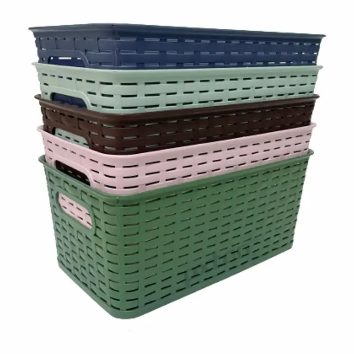 [HZ] - Keranjang Serbaguna / Organizer Box / Rak Kosmetik / Keranjang Bumbu Dapur / Tempat Mainan Anak 1