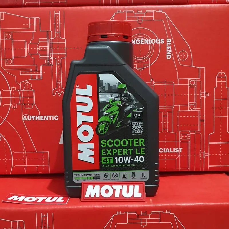MOTUL Scooter Expert Le SAE 10W 40 Oli Motor Matic Original Motorcycle indonesia 3