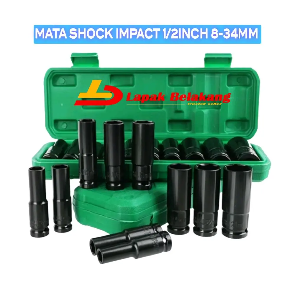 Mata Shock Impact 8-34mm Adaptor Impact Pembuka Baut 1/2inch Serbaguna