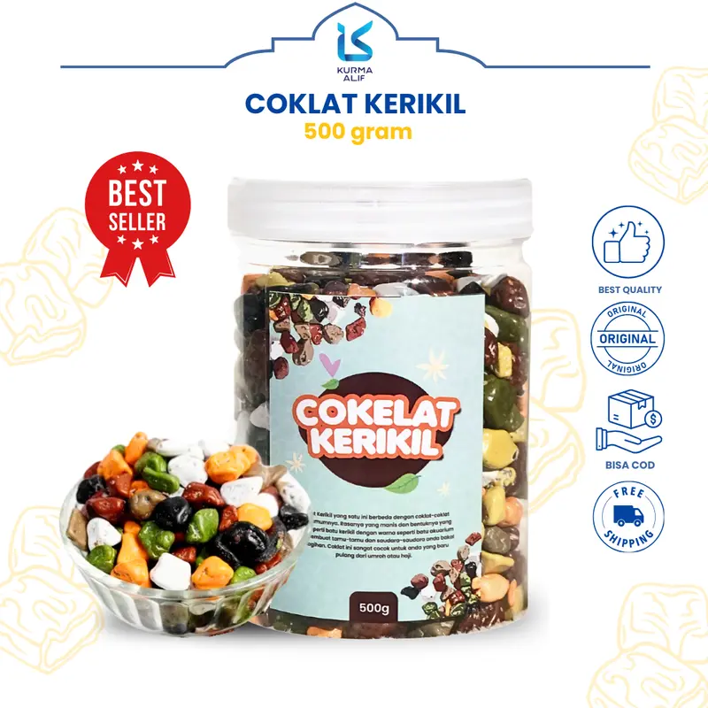 Coklat Kerikil 1 Kg Coklat Batu Oleh Oleh Haji Umroh 1