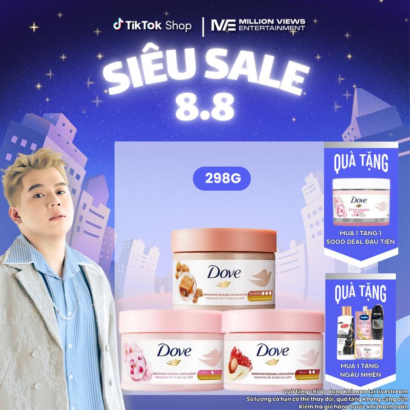 Smoothie Tẩy Da Chết Hỗ Trợ Làm Sạch & Dưỡng Da Body Dove 298G [6]