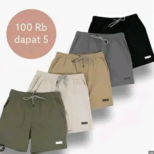 100 RIBU DAPAT 5 PCS BOARSHORT PANT'S / CELANA BOARSHROT SANTAI karet melar twill pendek Dewasa