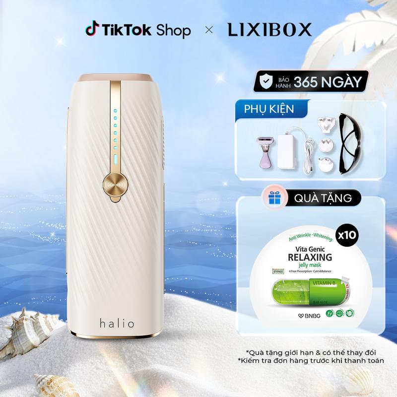 [NGỌC TRINH] Máy Triệt Lông Lạnh Sapphire Halio InfinityGlow Advanced IPL Sapphire Cooling Hair Removal Device - Phù hợp cho Da Nhạy Cảm Nữ và Nam - Lixibox