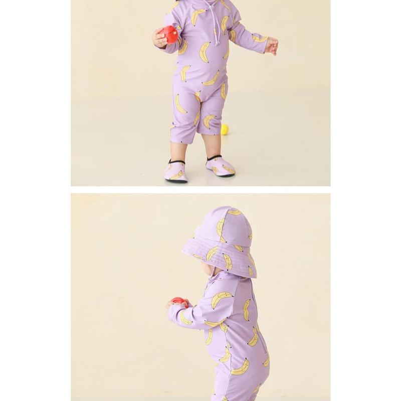 Product Introduction of Children's Boys and Girls Long Sleeve Sun Protection 1 7 Years Old Swimsuit Surfing Suit Infants Baby Swimming 27