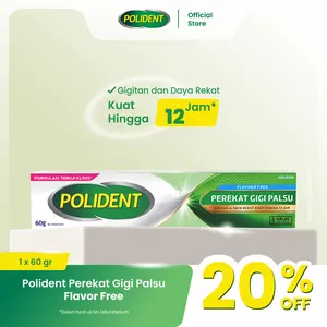 [SPECIAL LIVE] Polident Perekat Gigi Palsu Flavor Free 60gr