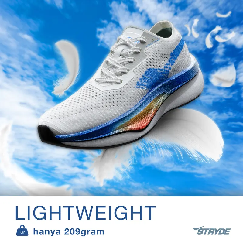 HEIDEN HERITAGE [HRTG] - PHANTOM STRYDE - BLUE FLAME | Sepatu Sneakers Sport Running Olahraga Casual Sekolah Pria Dewasa Original Hitam 6