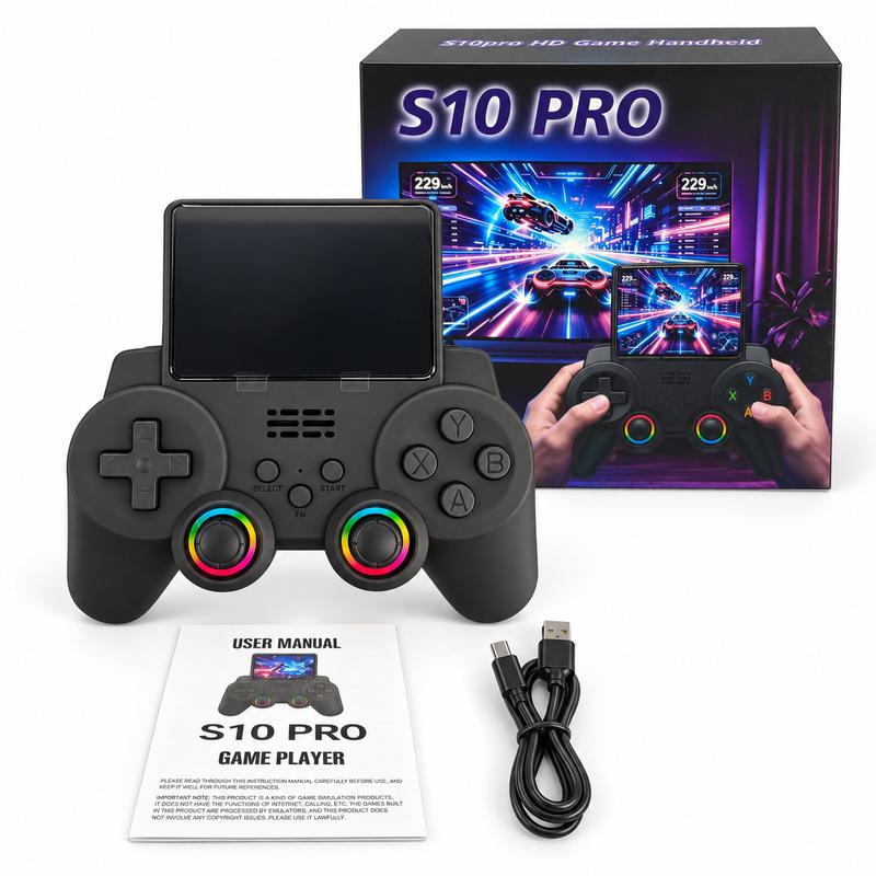 Sản phẩm hot S10PRO máy chơi game cầm tay, máy arcade retro di động mã nguồn mở, máy chơi game 3D hoài cổ.