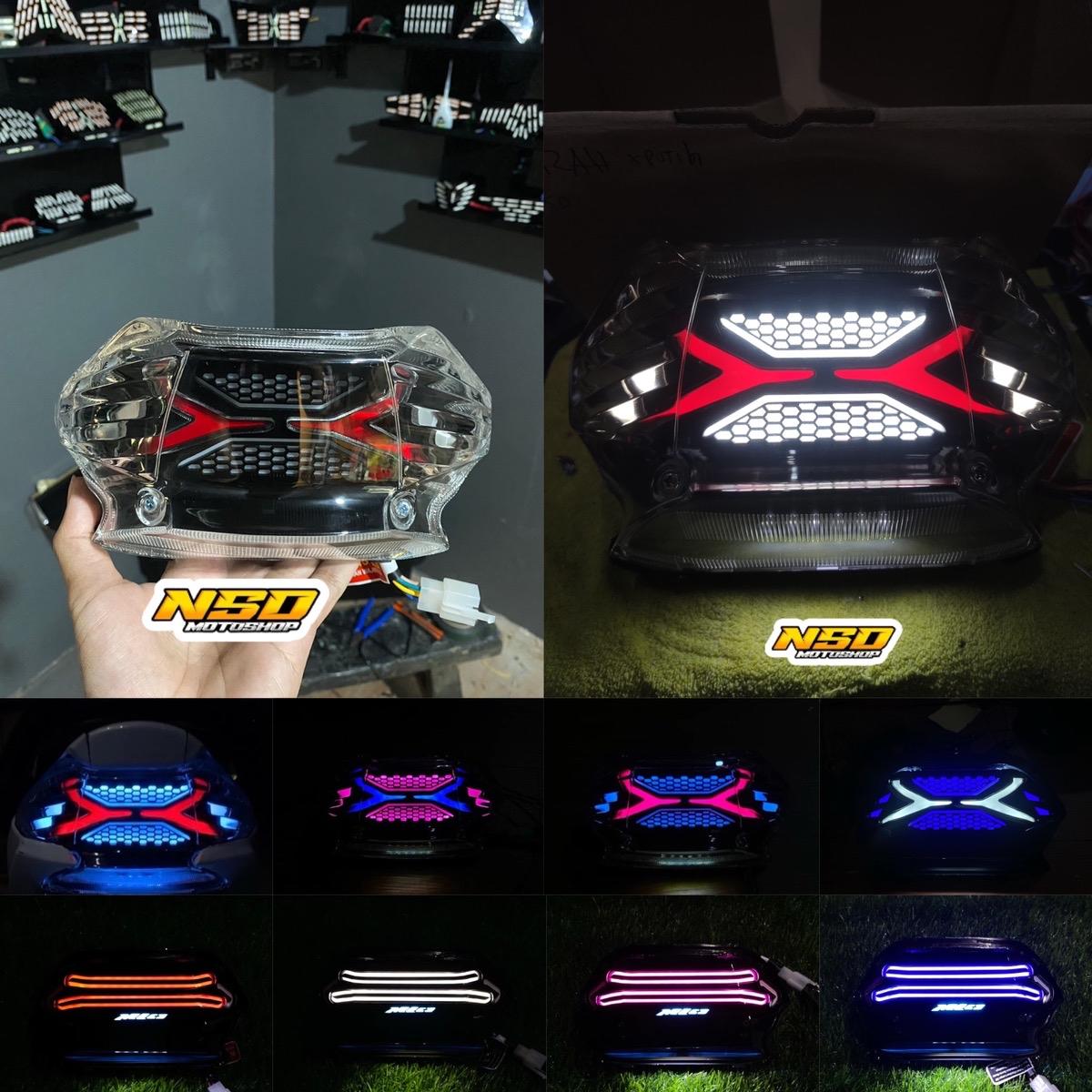 Stoplamp Lazy Mio Sporty Mio Smile 3D Pnp 1 Set