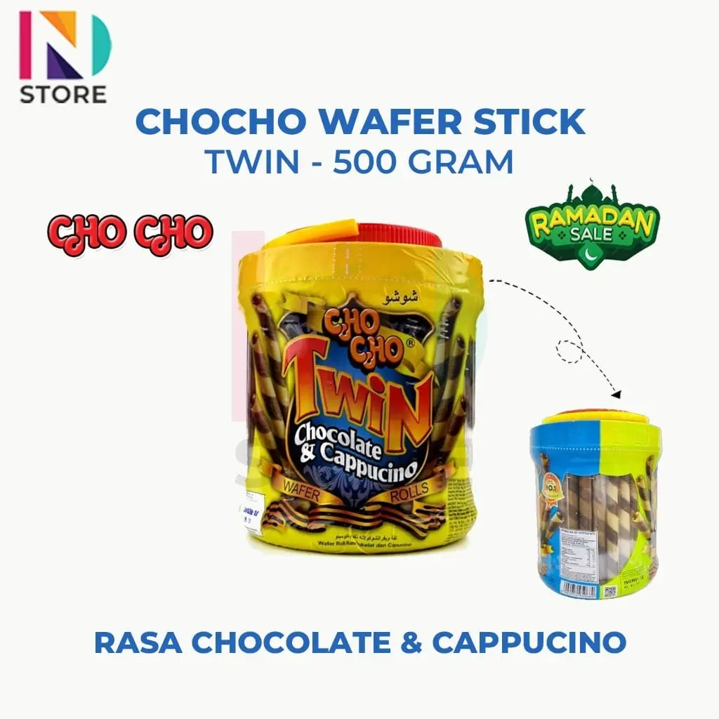 Cho cho Wafer Twin Chocolate Cappucino 500gr