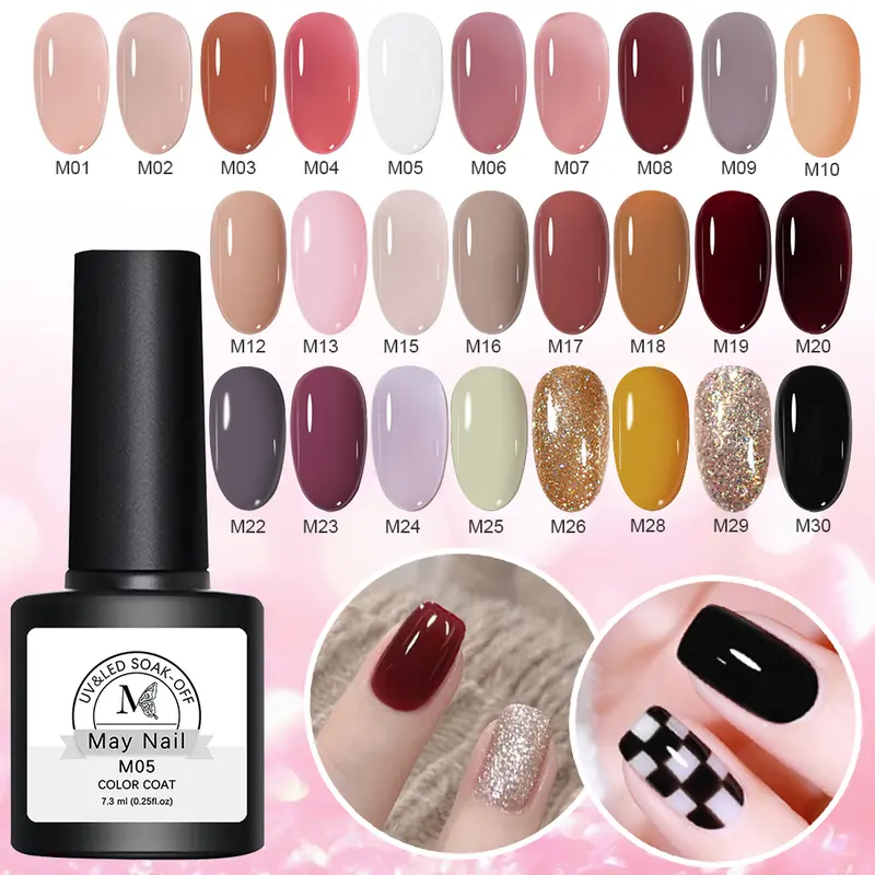 Kutek Gel UV LED gel polish 165 COLOUR Nail Art Cat Kuku nail Polish 1