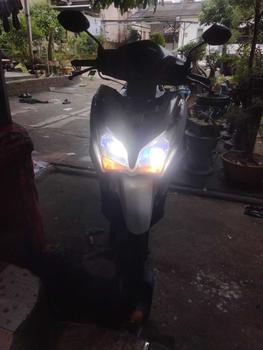 Product Review of ORIGINA LAMPU MOTOR LED H6 LASER 2 WARNA LAMPU MOTOR UNIVERSAL AC DC LASER GUN Motorcycle from R**i 2