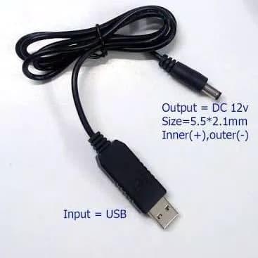 Termurah Kabel usb power modem router 12v 2