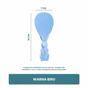 Centong Nasi Centong Dapur Centong Premium Centong Putih Kitchenware - Centong rabbit biru