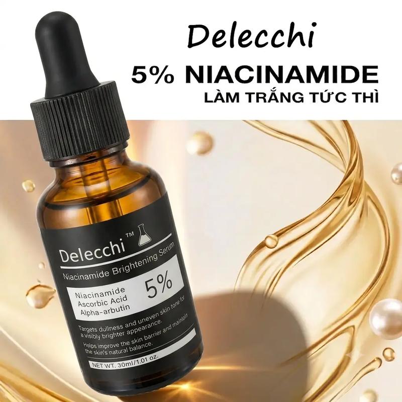 Tinh chất làm sáng & làm dịu Delecchi 5% Niacinamide +Chiết xuất rễ Khổ Sâm+…