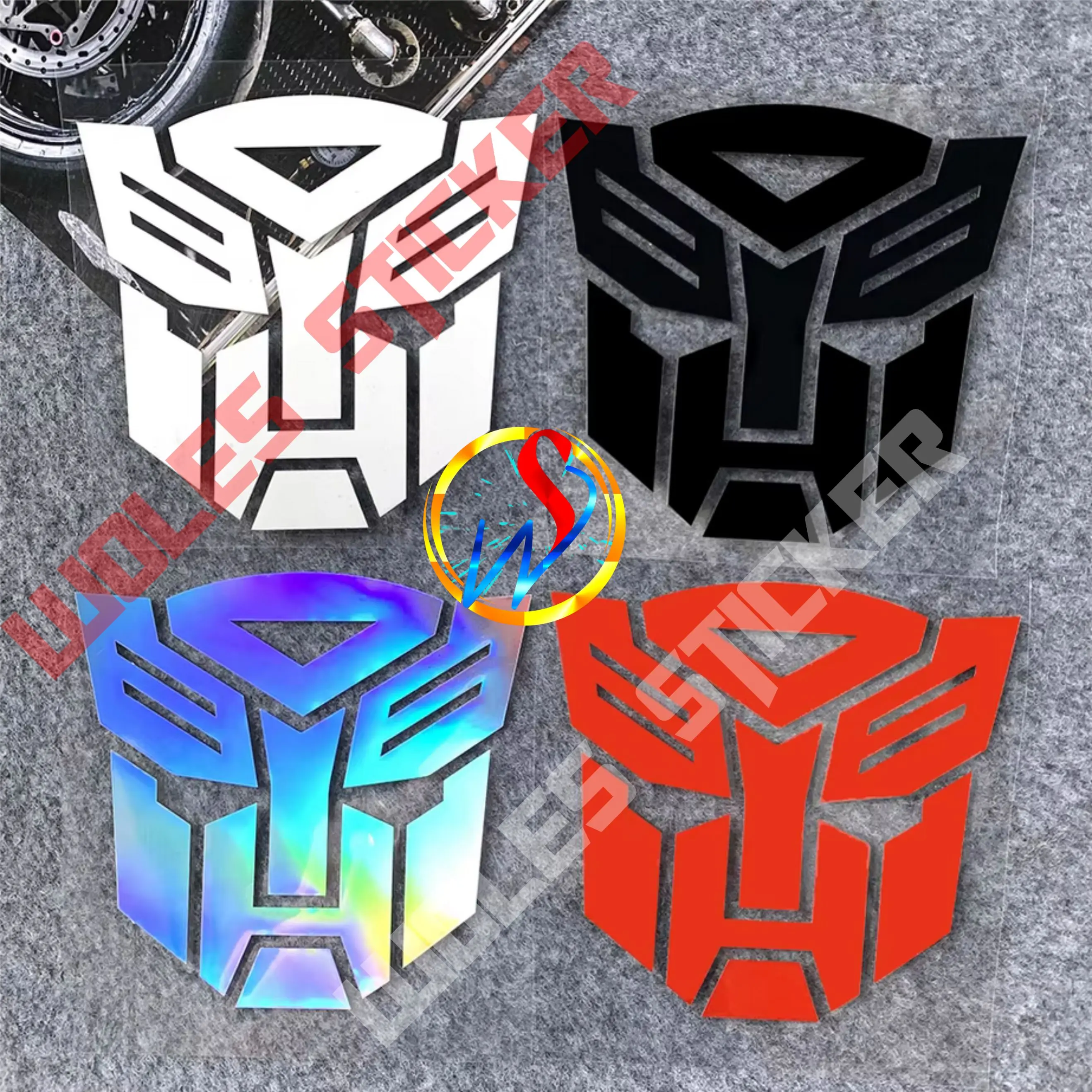 Stiker cutting logo TRANSFORMER Murah Sticker Motor Mobil Car Kendaraan