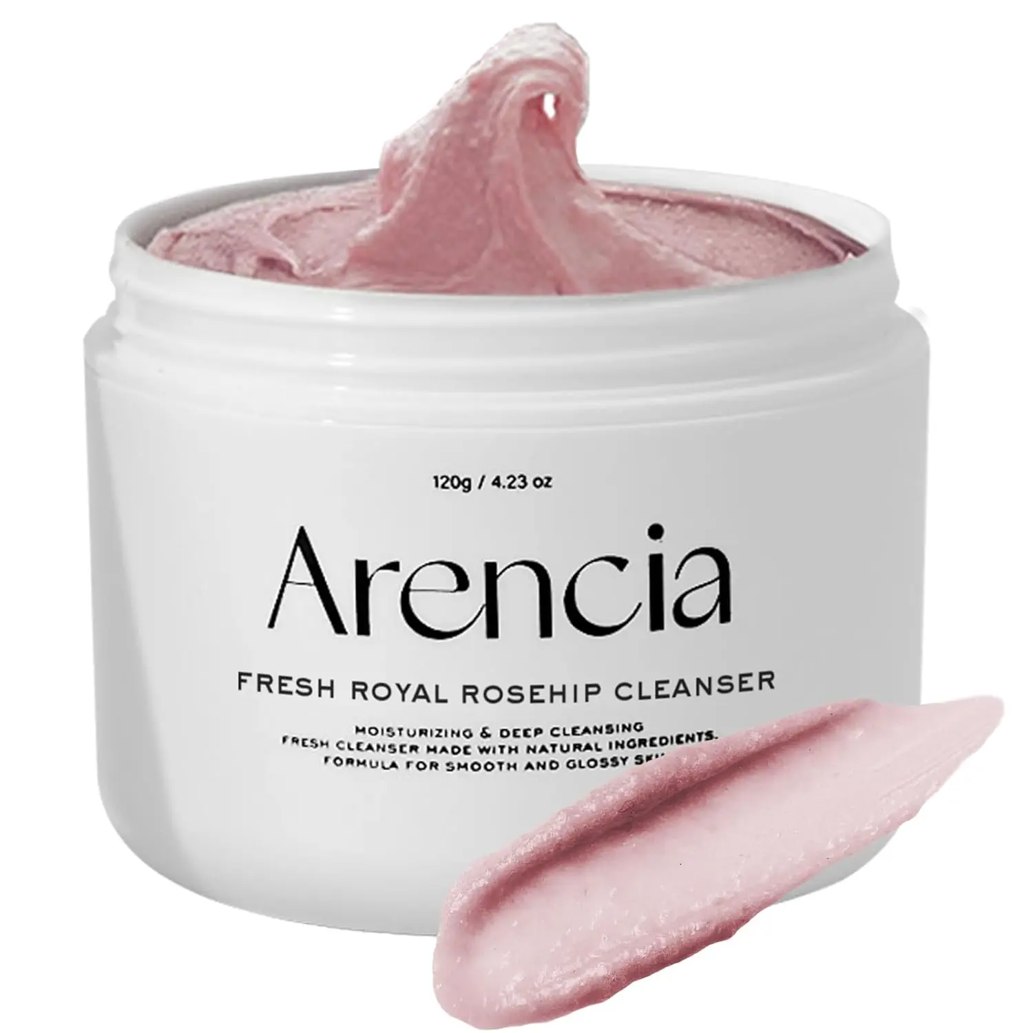 Arencia Fresh Royal Rosehip Rice Mochi Cleanser - Luxurious Cleanse & Radiance Boost!